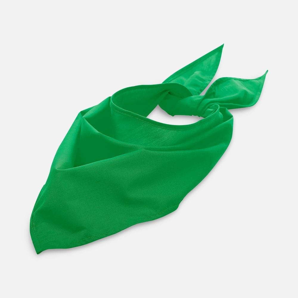 Шейный платок Bandana, ярко-зеленый с логотипом