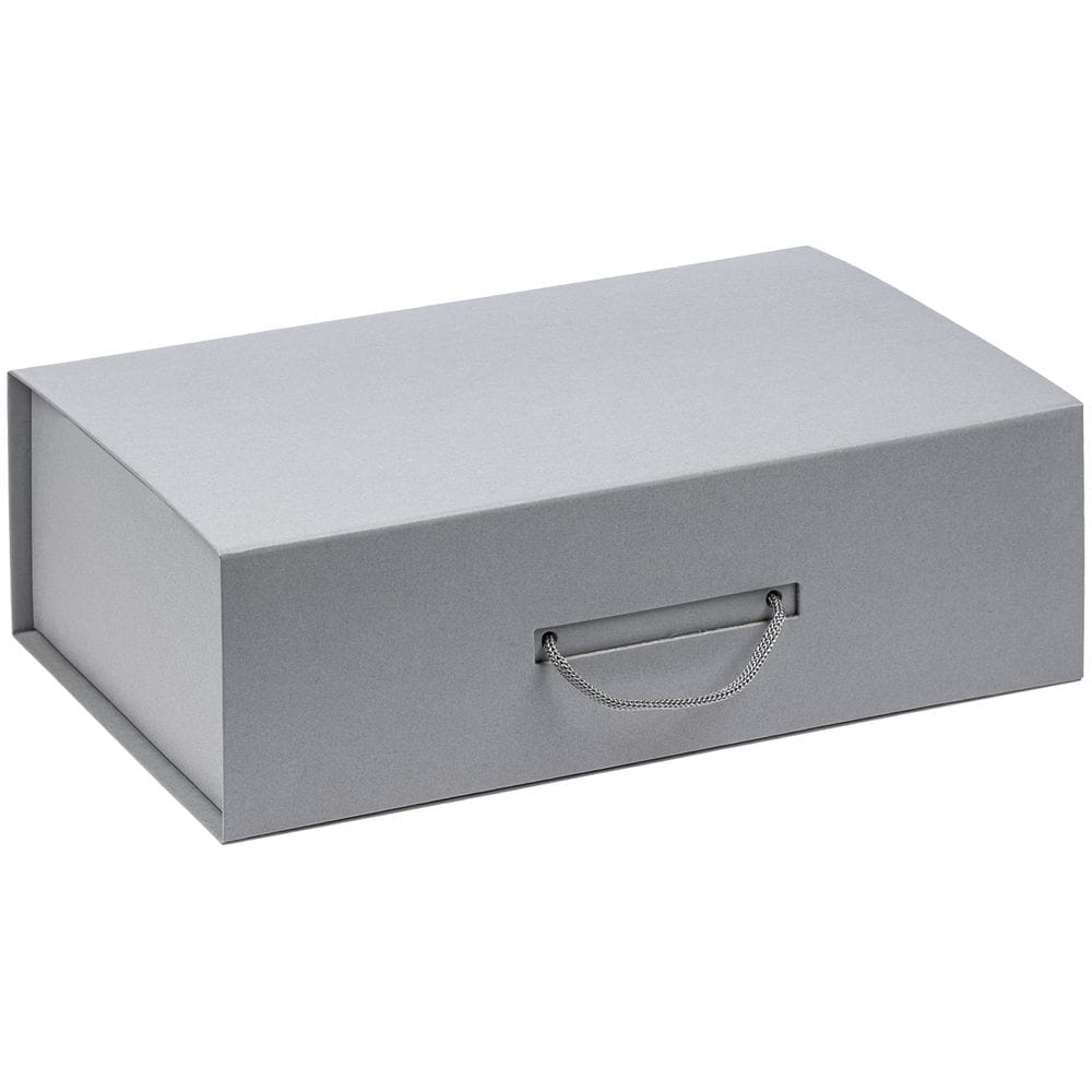 Коробка Big Case, серая с логотипом