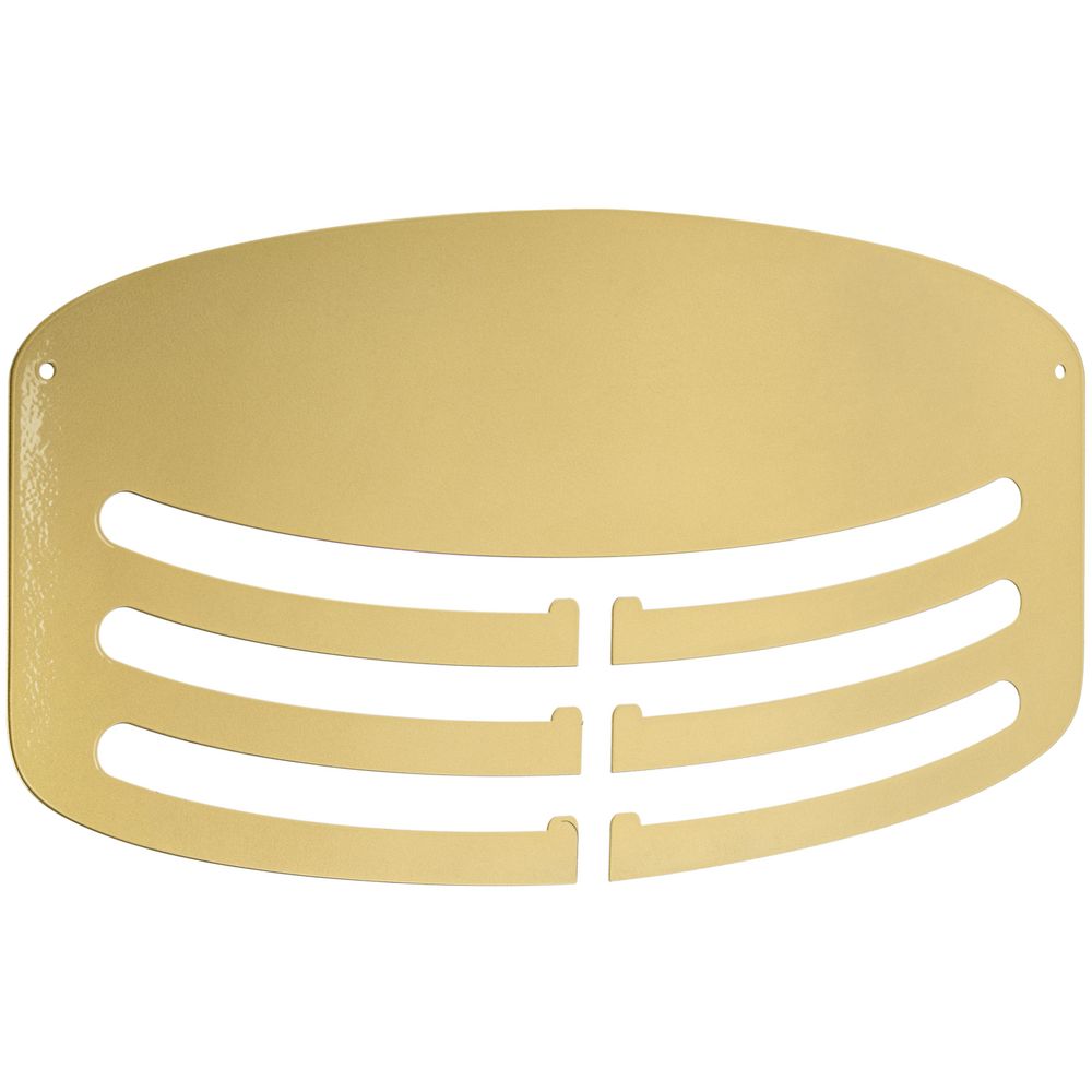 Медальница Steel Hanger, золотистая с логотипом