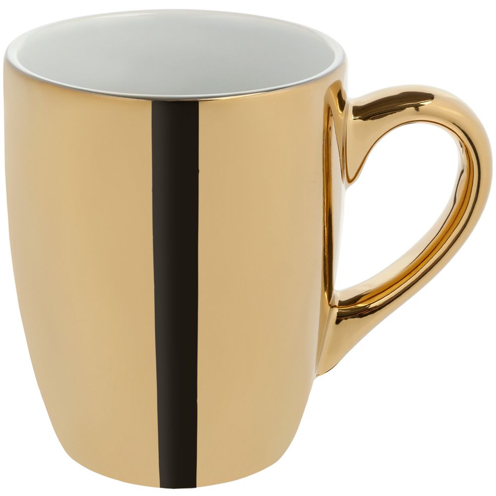 Кружка Lacerta, золотистая с логотипом