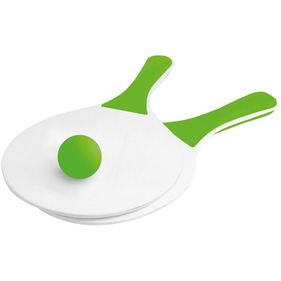 Набор для игры в пляжный теннис Filipinas, зеленый с логотипом