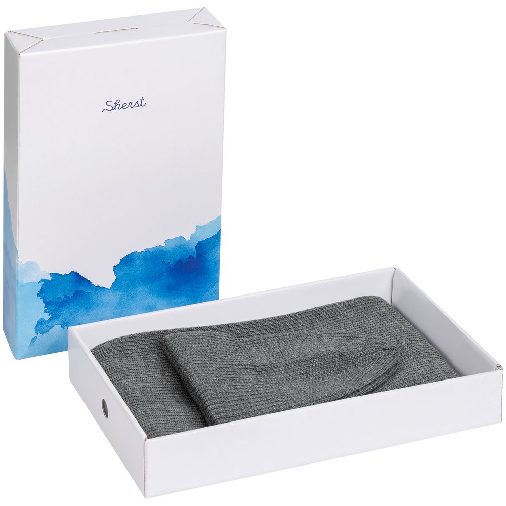 Набор Stout, серый меланж с логотипом