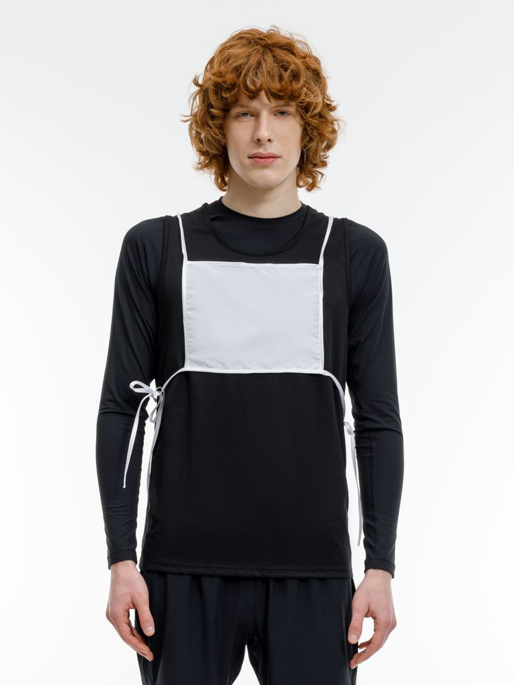 Стартовый номер под сублимацию Racing Point, белый, единый размер с логотипом