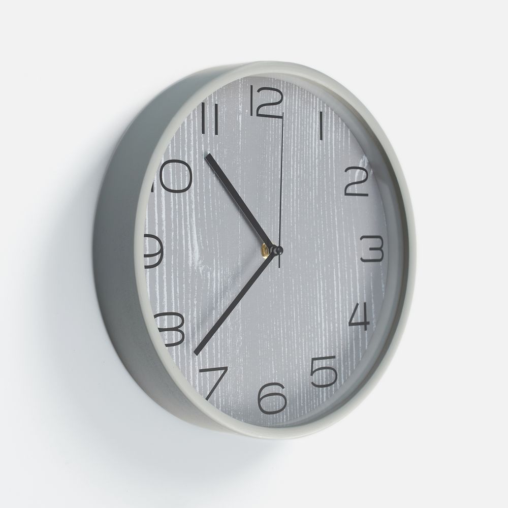 Часы Vintage, серые с логотипом