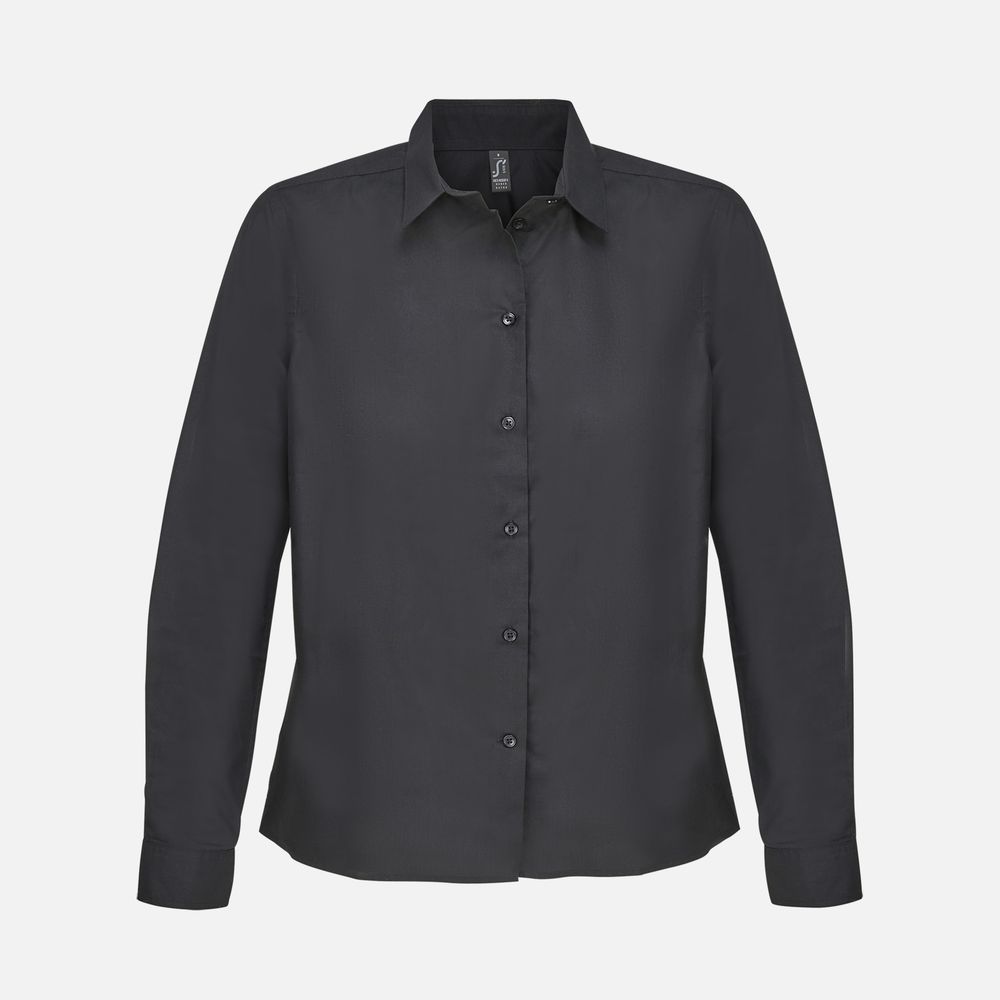 Рубашка женская Bailey Women, черная с логотипом