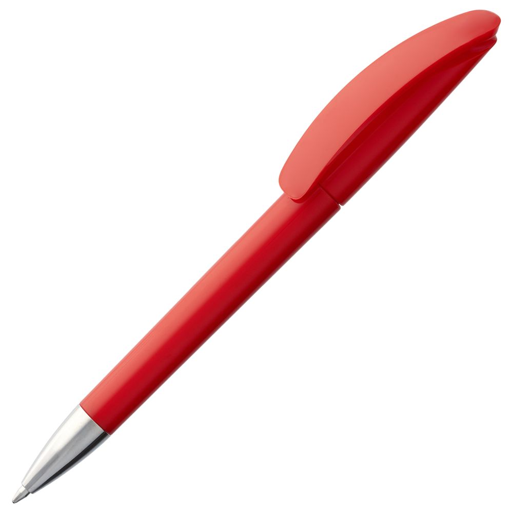 Ручка шариковая Prodir DS3.1 TPC, красная с логотипом