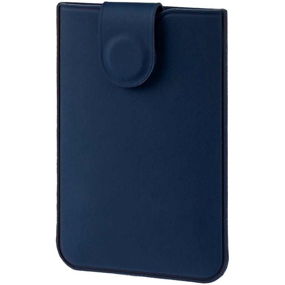 Чехол для карточек Faery, синий с логотипом