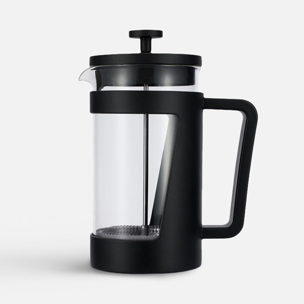 Френч-пресс Linea Franco, черный с логотипом