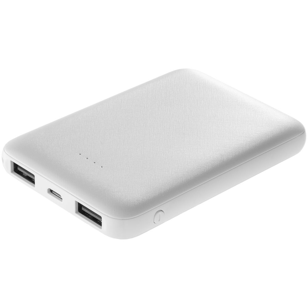 Внешний аккумулятор Uniscend Full Feel 5000 мАч, белый с логотипом