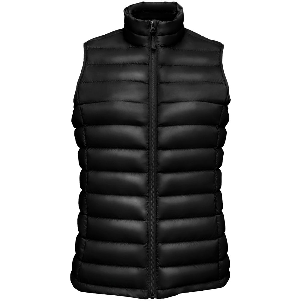 Жилет женский Wilson BW Women, черный с логотипом