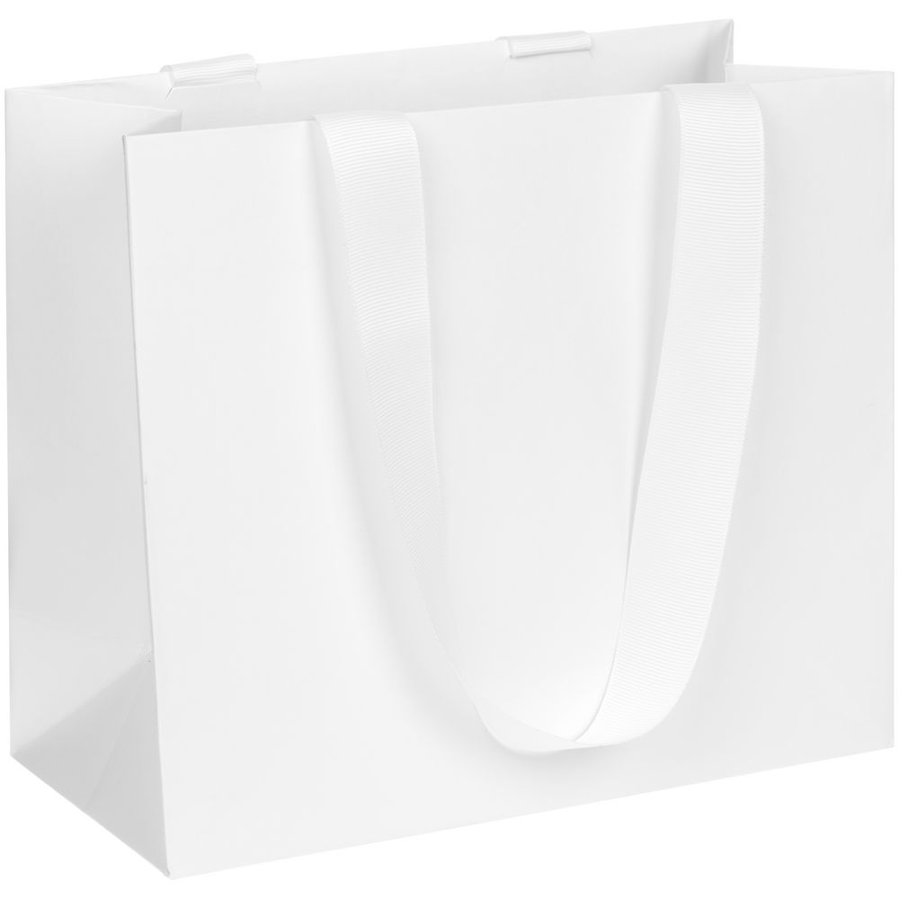 Пакет бумажный Manilla S, белый с логотипом