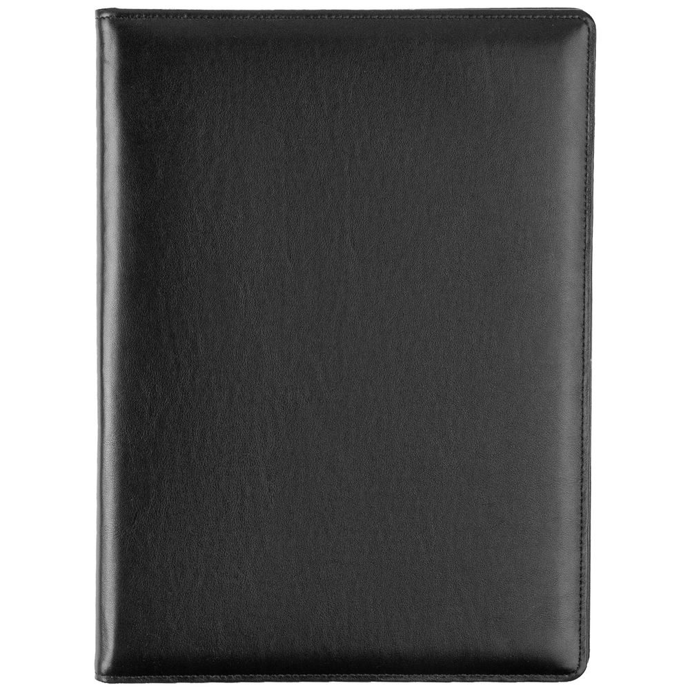 Папка адресная Signature, черная с логотипом