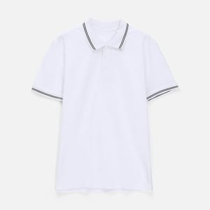 Рубашка поло Virma Stripes, белая с логотипом