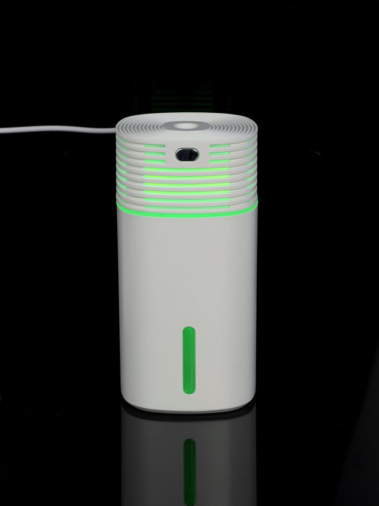 Настольный увлажнитель с подсветкой DH13, белый с логотипом