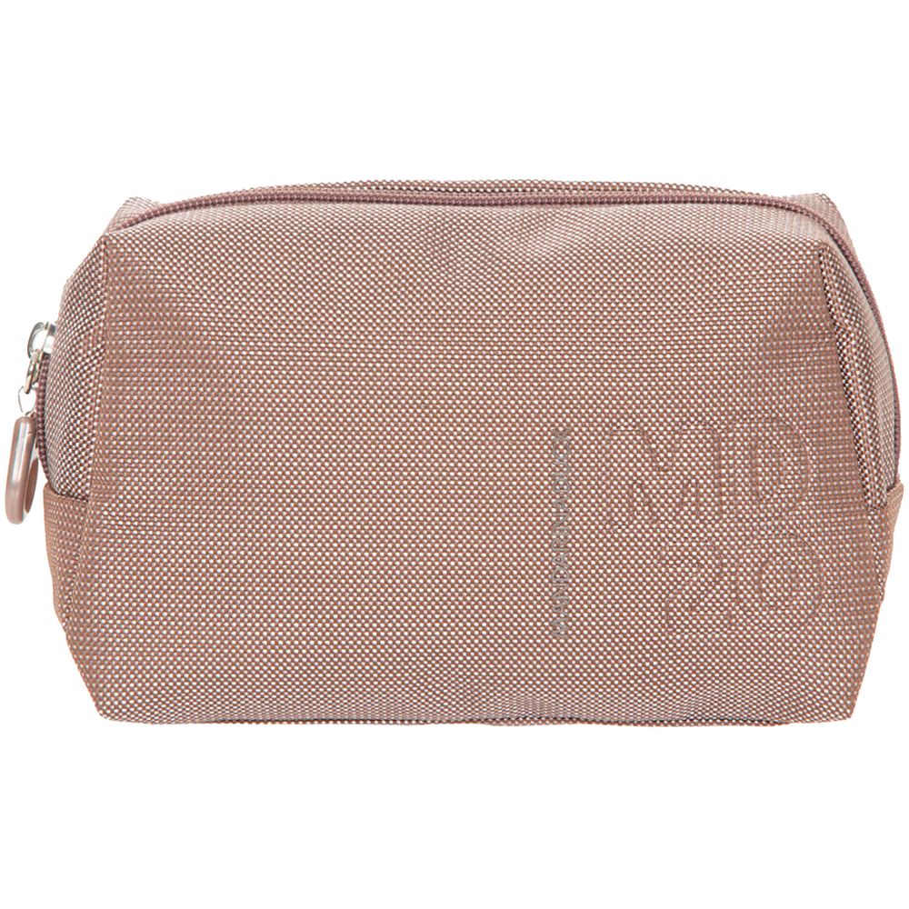 Косметичка MD20, серо-коричневая с логотипом