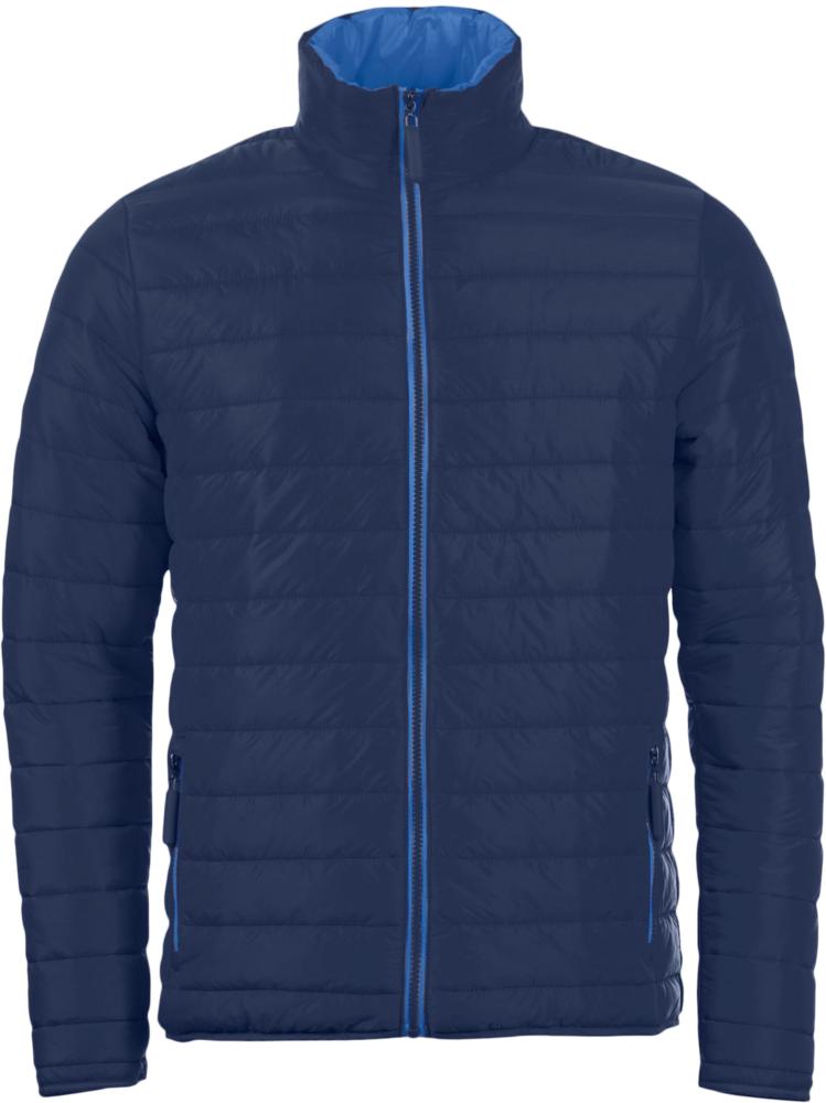 Пуховик легкий мужской Ride Men темно-синий с логотипом