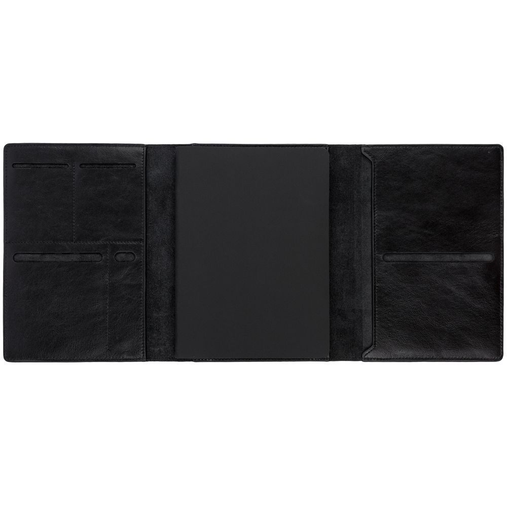 Ежедневники с логотипом с печатью логотипа. Ежедневник-портфолио Napoli, недатированный по цене 6 919 ₽ руб. (артикул 55601.30) Ежедневник-портфолио Napoli, недатированный, черный