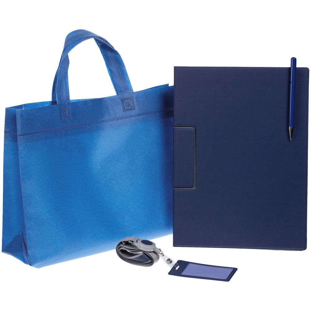 Набор Devon Span, синий с логотипом