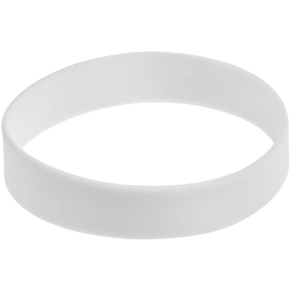 Силиконовый браслет Valley, белый с логотипом