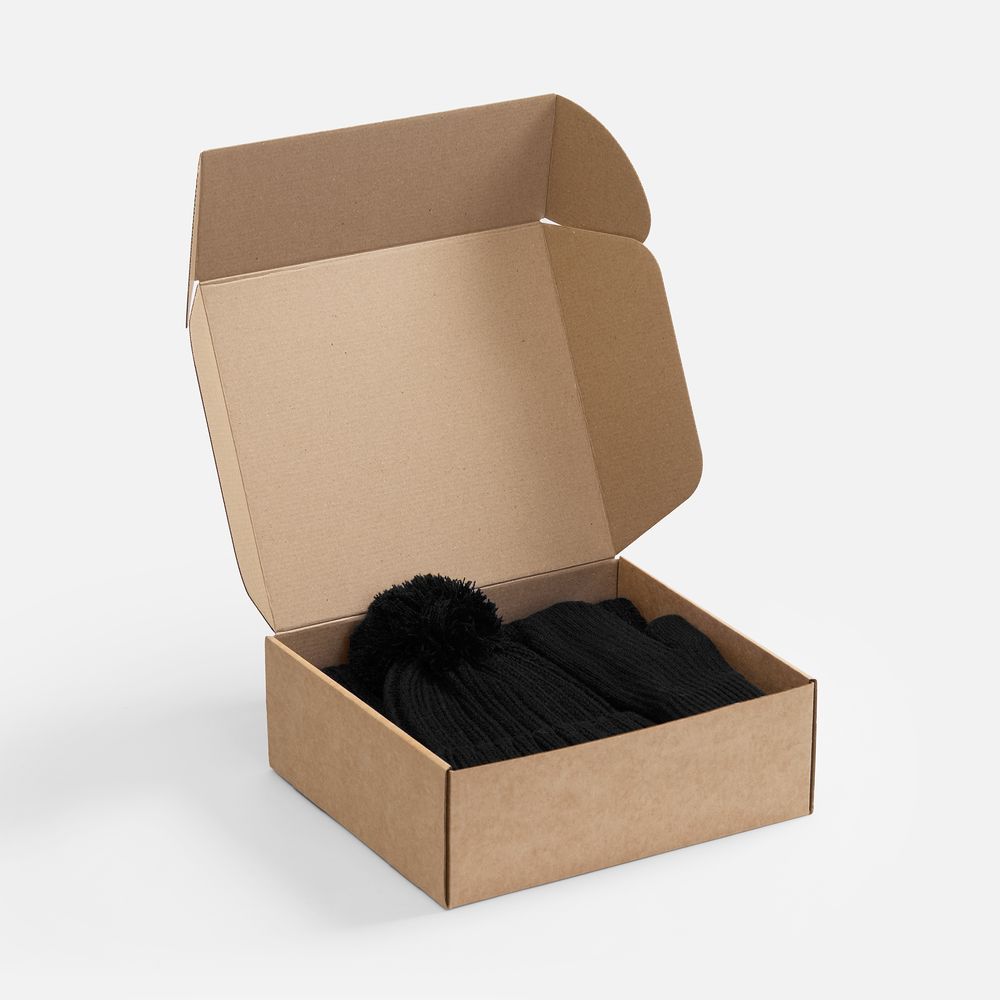 Набор HappyGo, черный с логотипом