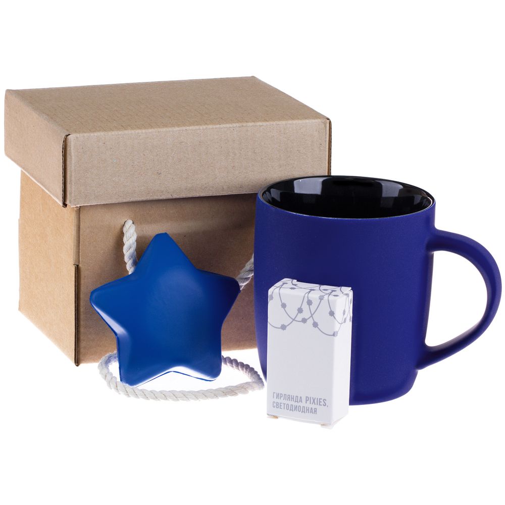 Набор Less Stress, синий с логотипом