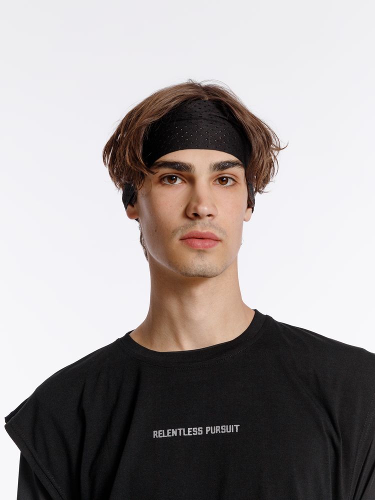 Повязка на голову Flixel, черная с логотипом