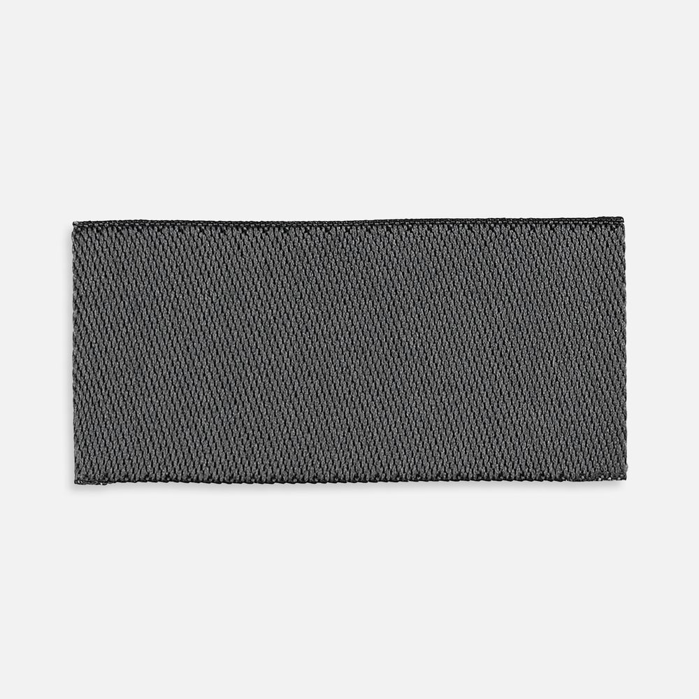 Лейбл тканевый Epsilon, XXS, темно-серый с логотипом