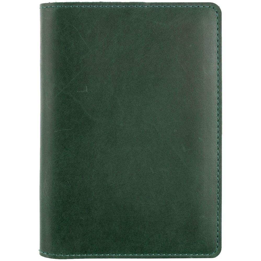 Обложка для паспорта inStream, зеленая с логотипом