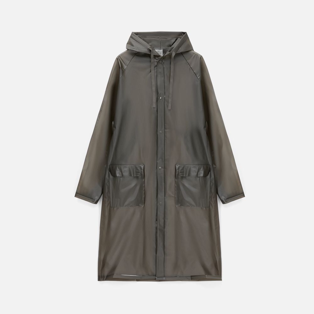 Дождевик RainDrop, серый с логотипом