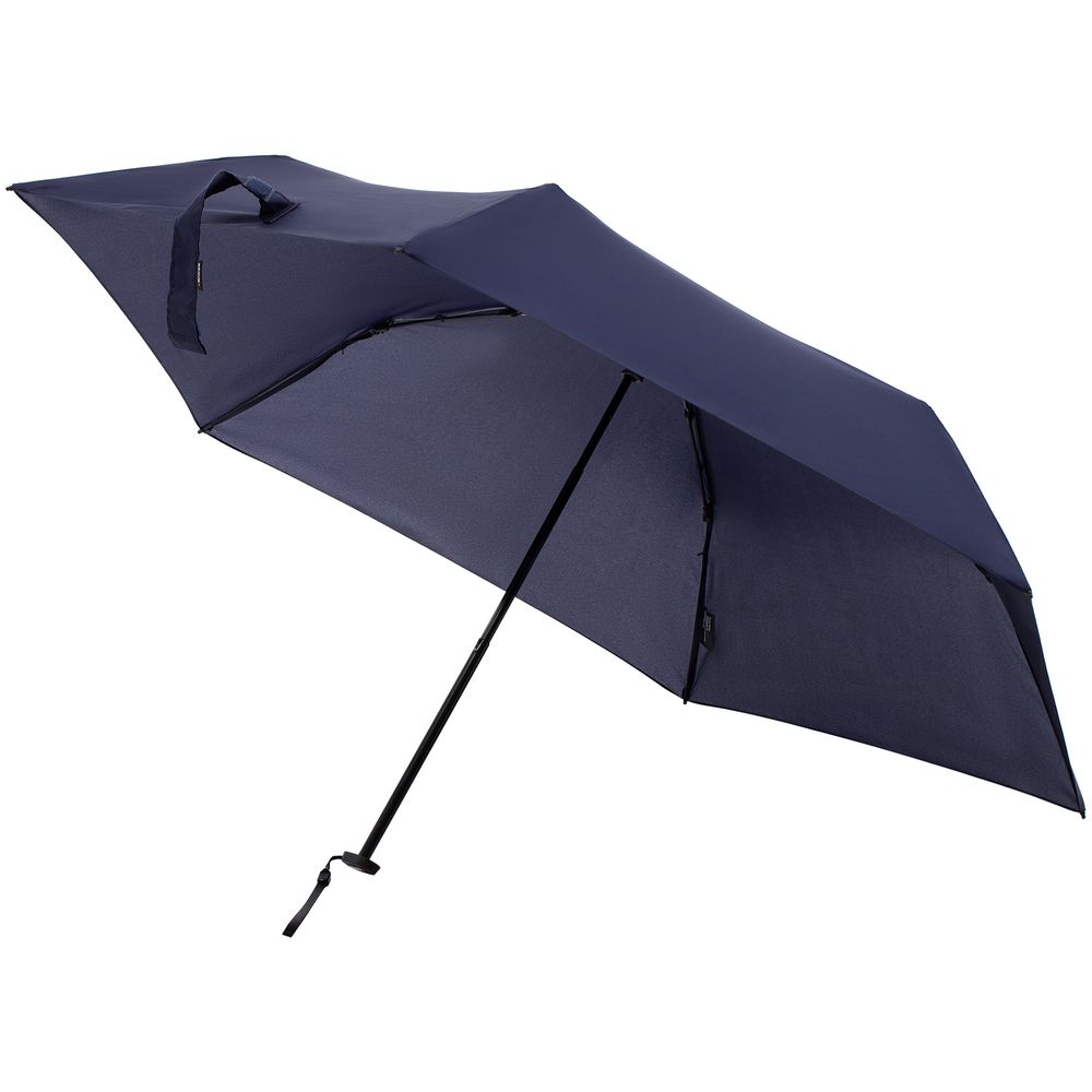Зонт складной US.050, темно-синий с логотипом