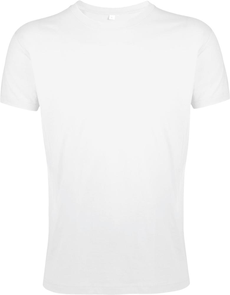 Футболка мужская Regent Fit 150, белая с логотипом