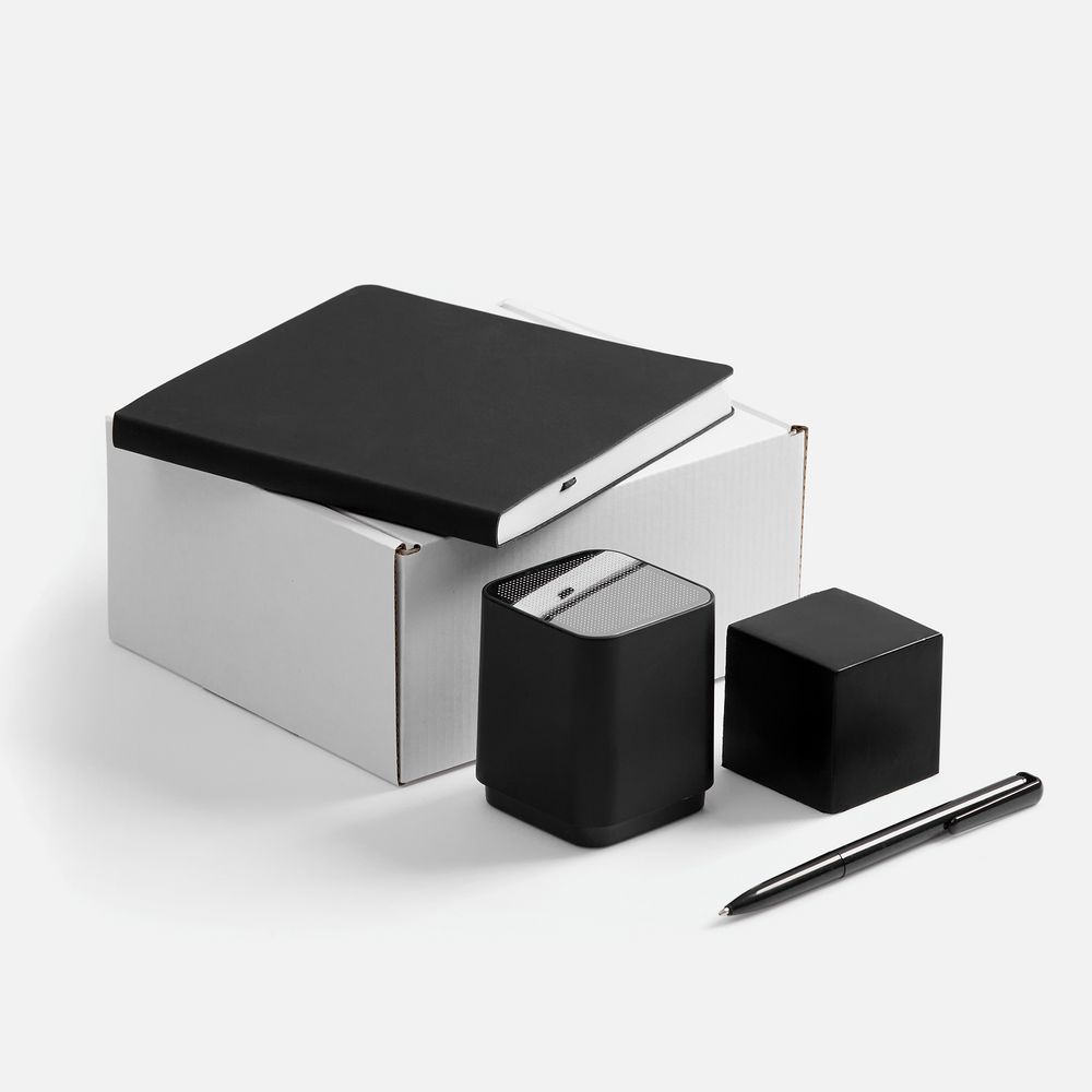 Набор Square, черный с логотипом
