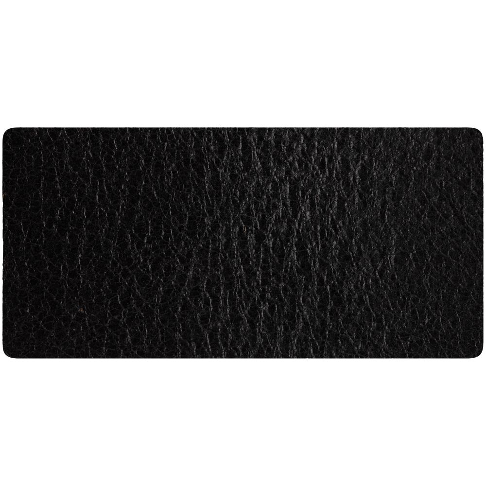 Лейбл кожаный Pasek, XS, черный с логотипом