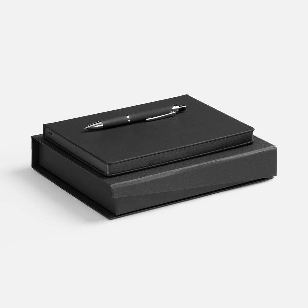 Набор Shall Duo, черный с логотипом