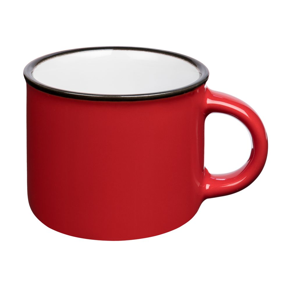 Кружка Dacha, малая, красная с логотипом