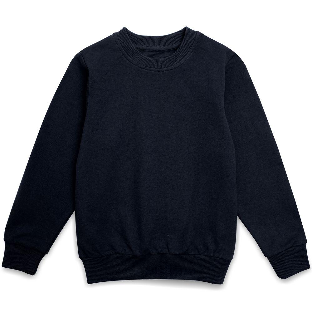 Свитшот детский Toima Kids, темно-синий с логотипом