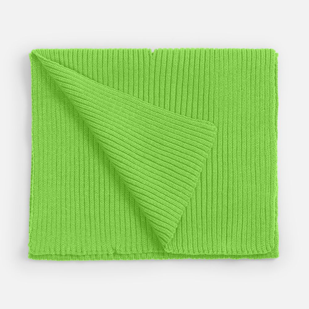 Шарф Yong, светло-зеленый (салатовый) с логотипом