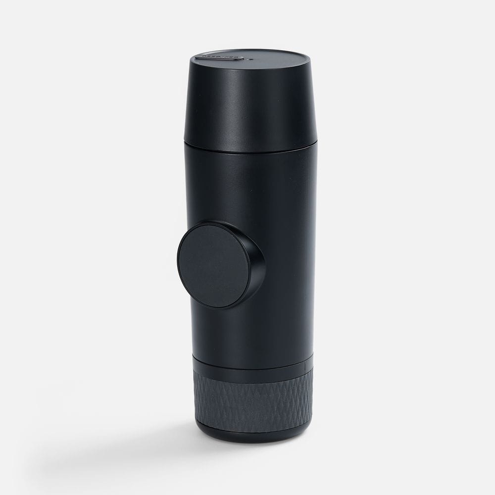 Портативная кофемашина Porta Presso, черная с логотипом