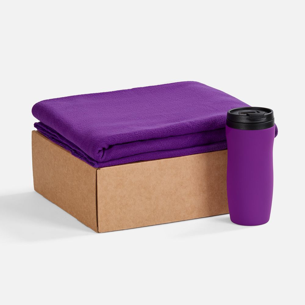 Набор Warm Form, фиолетовый с логотипом