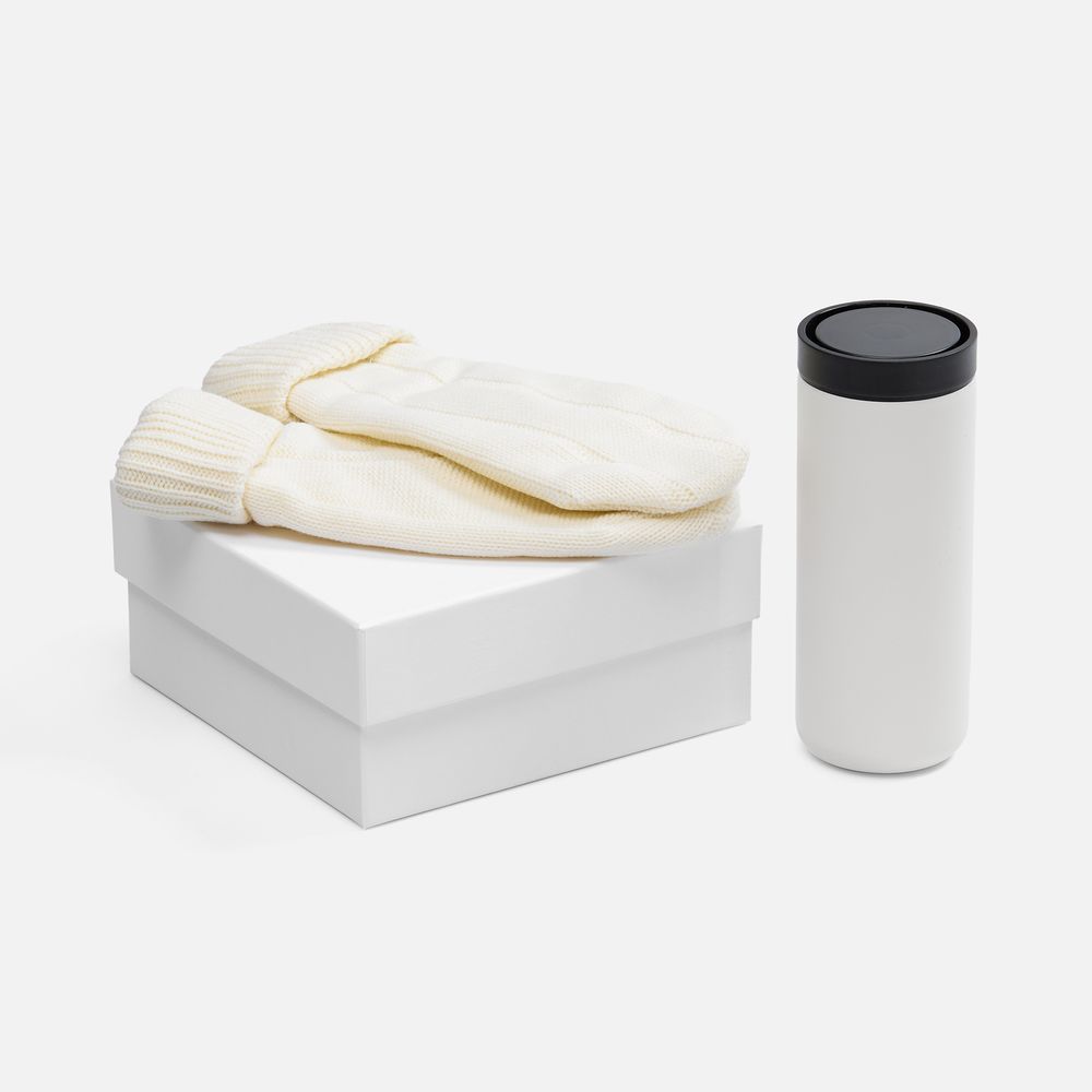 Набор Knitizen, белый с логотипом