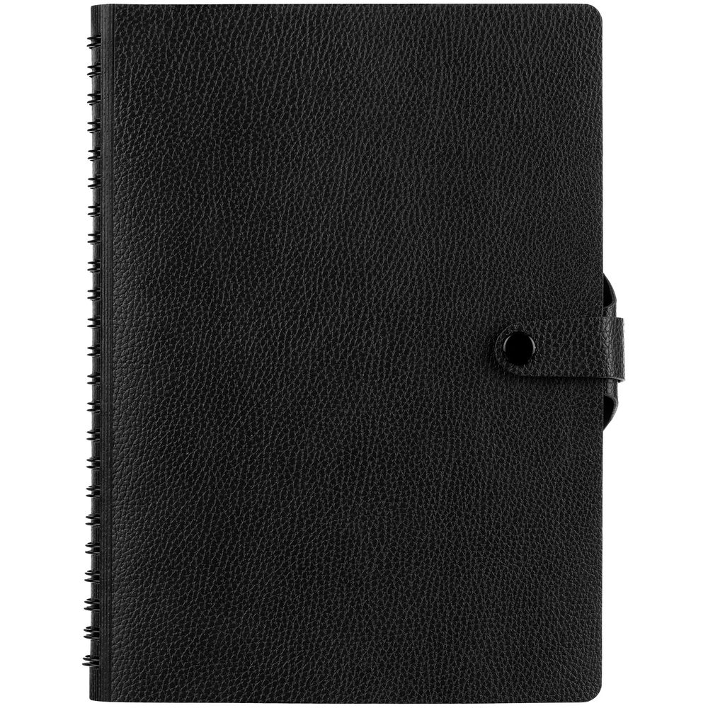 Ежедневник Strep Front на заказ, недатированный, черный с логотипом