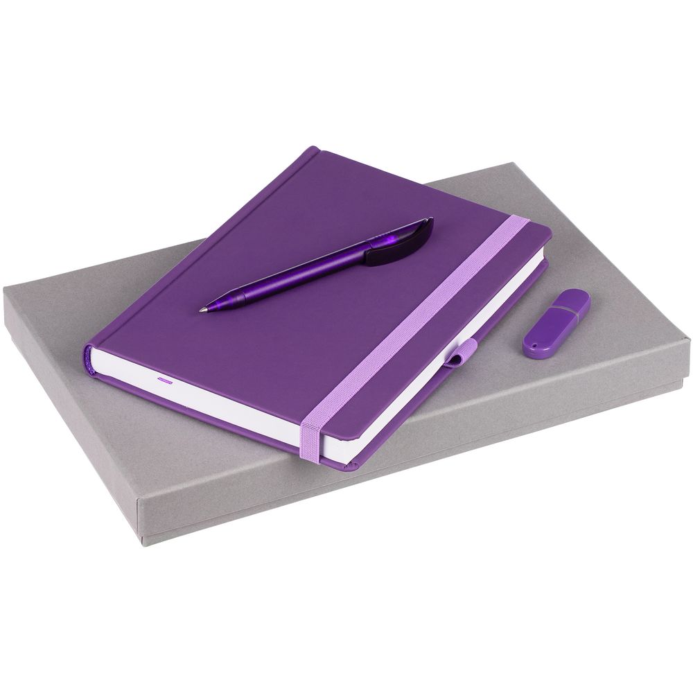 Набор Favor Memo, фиолетовый с логотипом