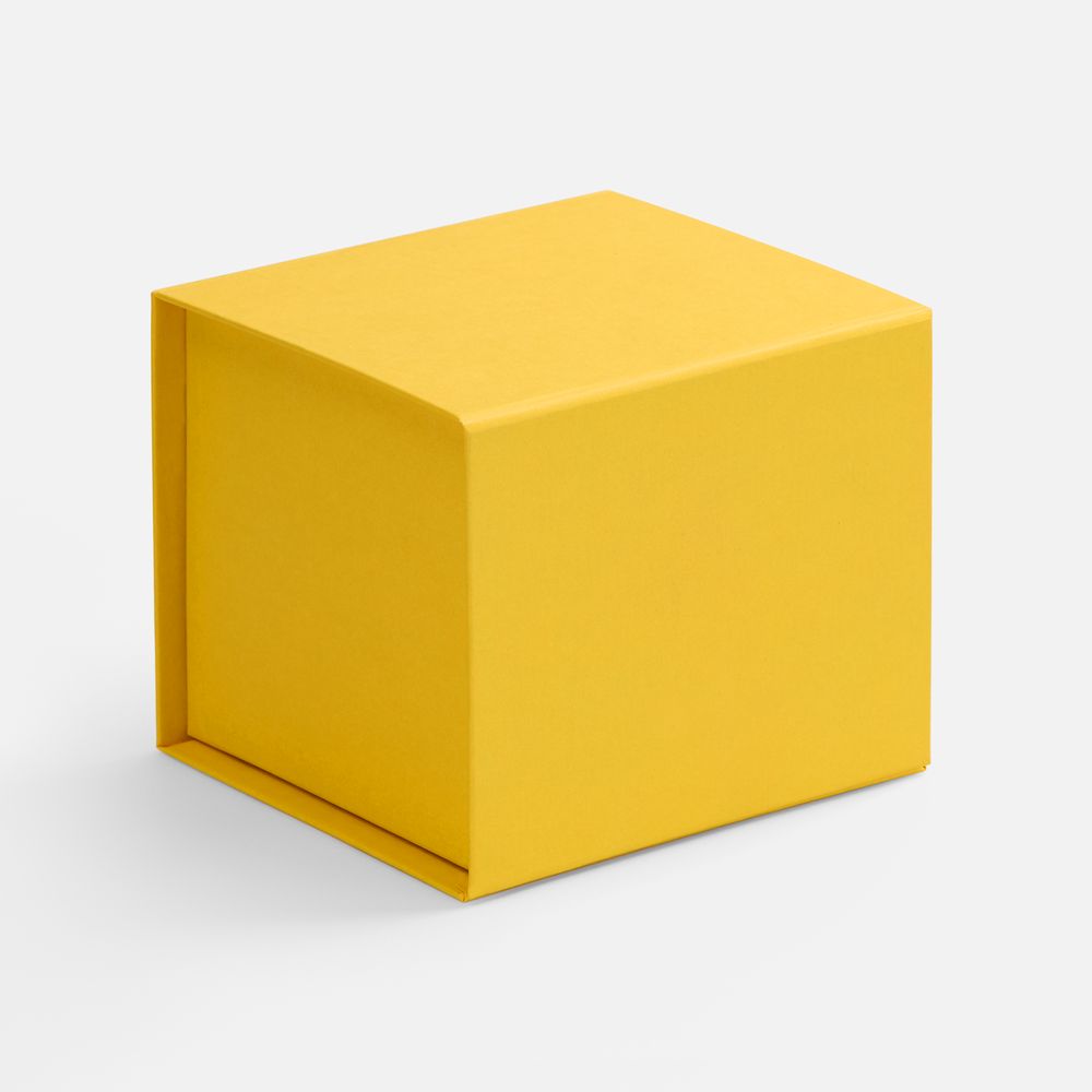 Коробка Alian, желтая с логотипом