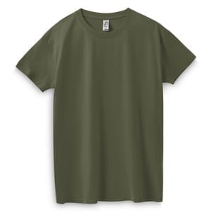 Футболка Imperial 190, темный хаки с логотипом
