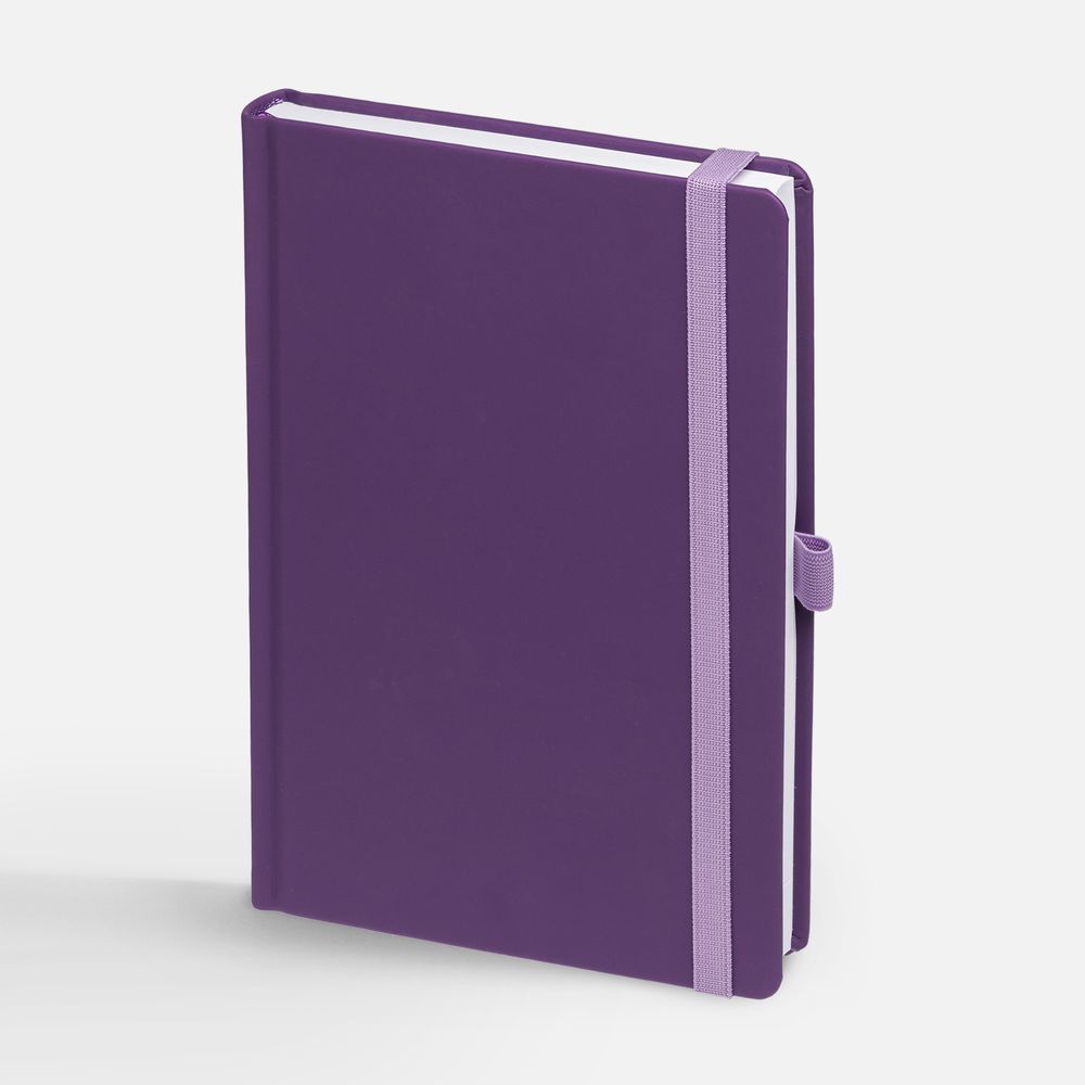 Ежедневник Favor, недатированный, фиолетовый с логотипом