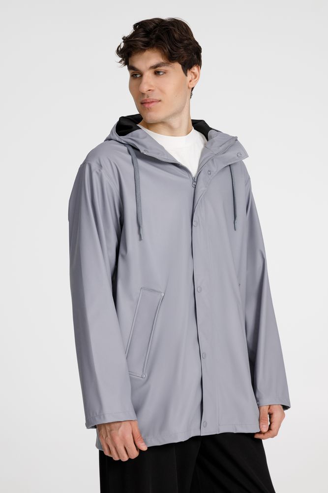 Парка R4, серая с логотипом