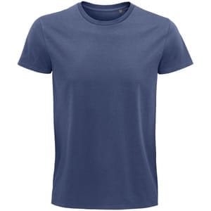 Футболка мужская Pioneer Men, синяя (джинс) с логотипом