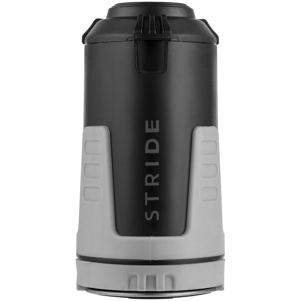 Кемпинговый фонарь Fyrtorn, серый с черным с логотипом