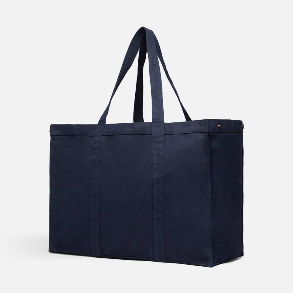 Шопер Hilo, темно-синий с логотипом