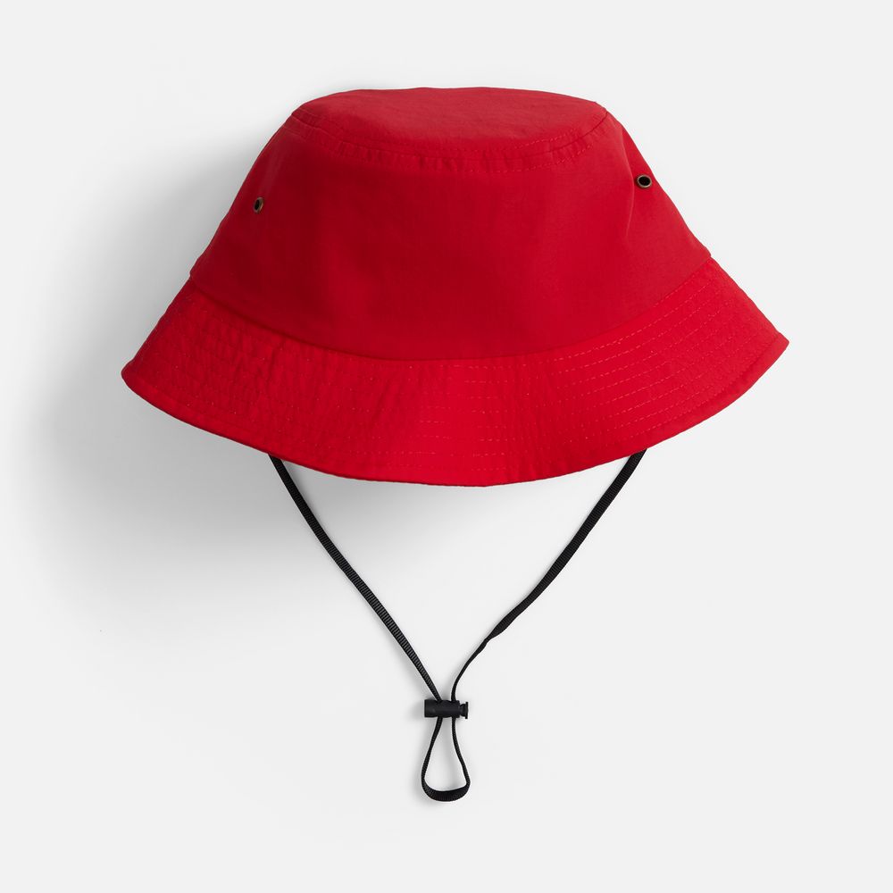 Панама Pana Vista, красная с логотипом